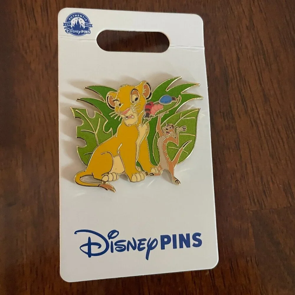 NEW! Disney The Lion King Baby Simba and Timon Collectible Enamel Pin!